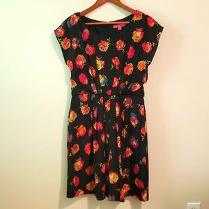 Like New Betsey Johnson PINUP WIGGLE 50s Rockabilly Dress 12